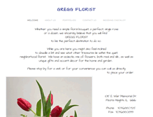 Tablet Screenshot of greggflorist.com